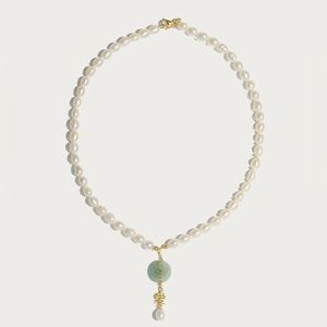 Jade Pearl Necklace